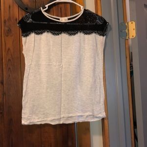 Lace top shirt